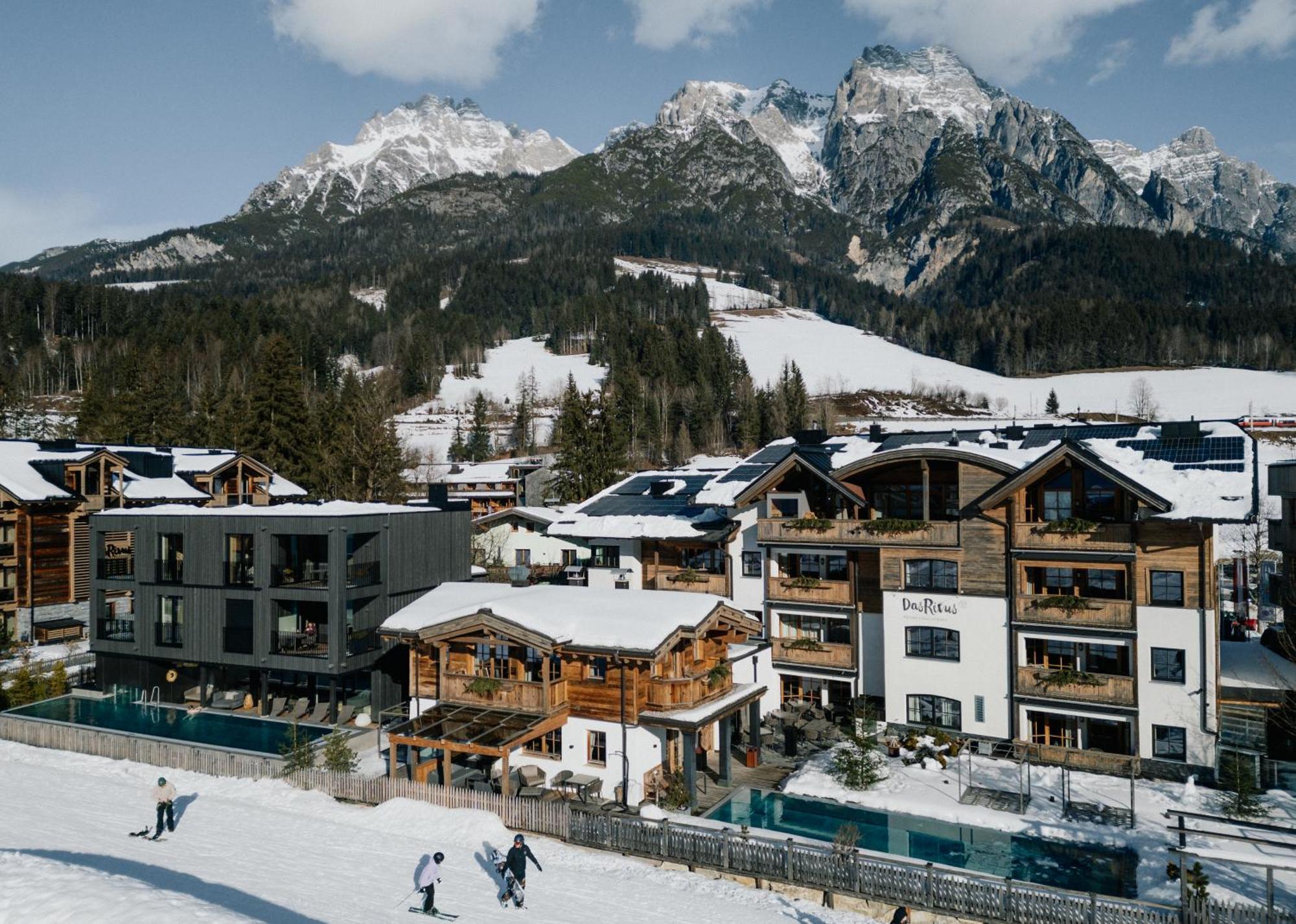 Boutique Hotel Das Rivus Leogang Esterno foto